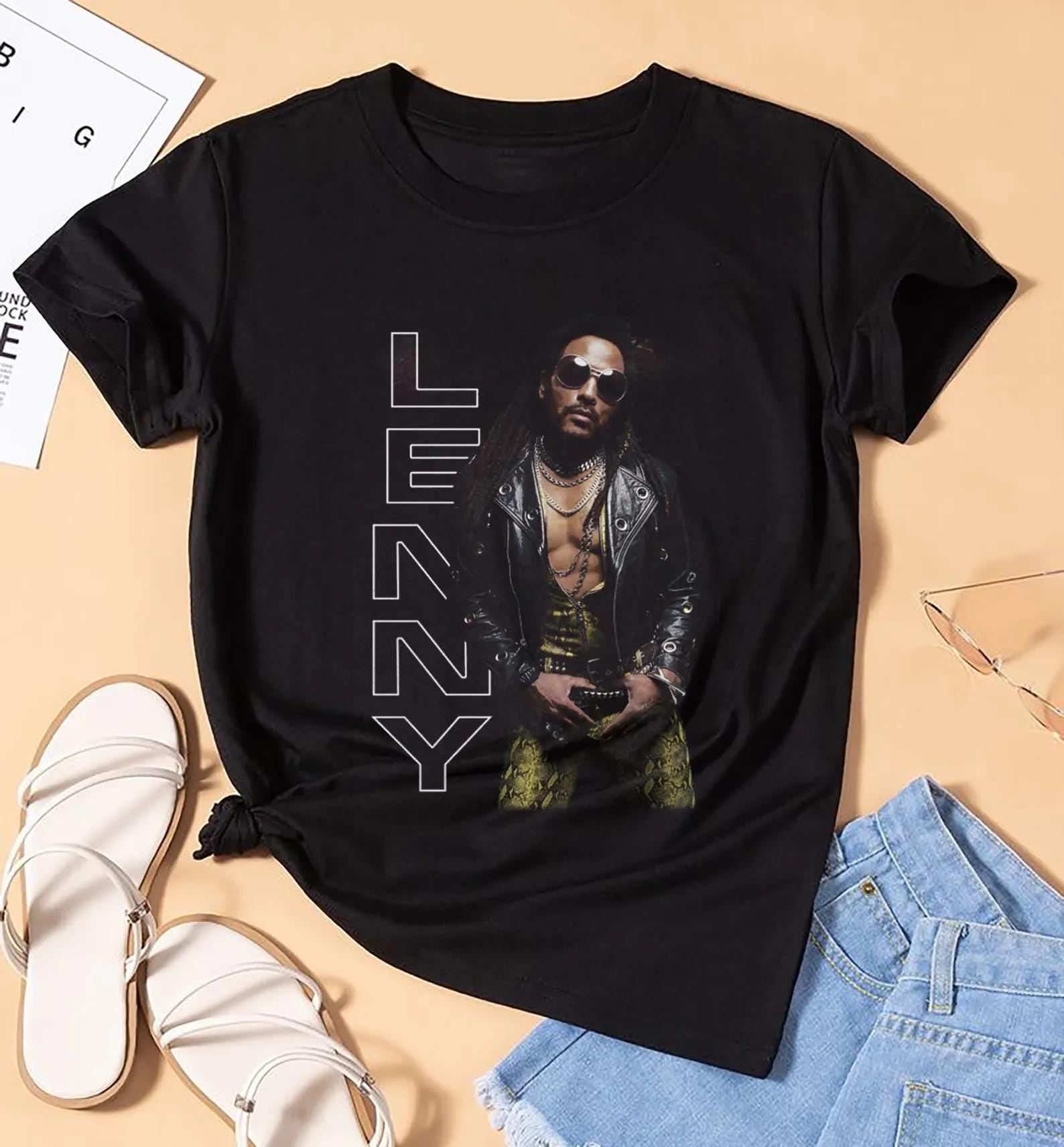 Lenny Kravitz 2004年ツアーTシャツ 90年代 レニー・クラヴィッツ ラブツアー プリント Tシャツ 音楽