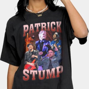 Patrick Stump Vintage-Shirt, Patrick Stump Bootleg-T-Shirt, Fall Out Boy-Shirt, Emo-Band-T-Shirt, Pop-Punk-Shirt, Patrick Stump Geschenk