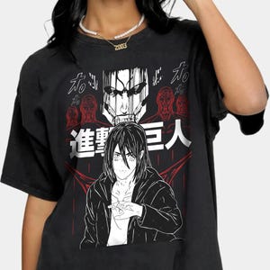 Eren Yeager Unisex Shirt, Eren Yeager AOT Anime T-shirt, Attack On Titan Fashion Tees, Attack Titan Unisex Shirt, Eren Yeager Aot New Shirt