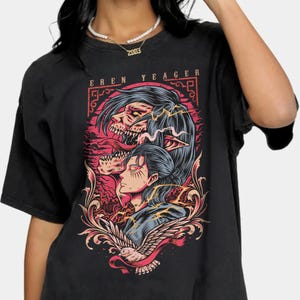 Attack On Titan Fashion Tees, Eren Yeager Unisex Shirt, Eren Yeager AOT Anime T-shirt, Attack Titan Unisex Shirt, Eren Yeager Aot Sweatshirt
