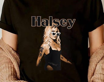 Halsey Vintage T-Shirt 90s Aesthetic, Y2K Band Tee, Retro Music Shirt, Grunge Unisex Tee, Gift for Halsey Fans, Vintage Style Concert Tee