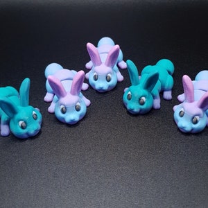 Quirky Articulate 3D printed Easter Bunnies