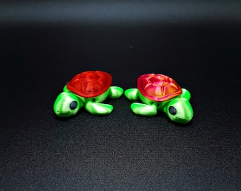 Quirky Articulate 3D Printed Turtle