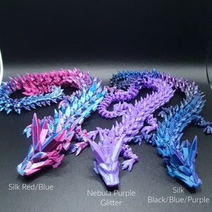 Quirky Articulate 3D Crystal Dragon