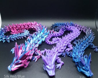 Quirky Articulate 3D Crystal Dragon