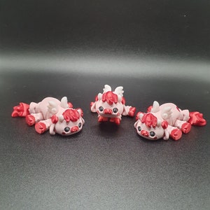 Quirky Articulate 3D Printed Valentine&#39;s Day Cupid Cow