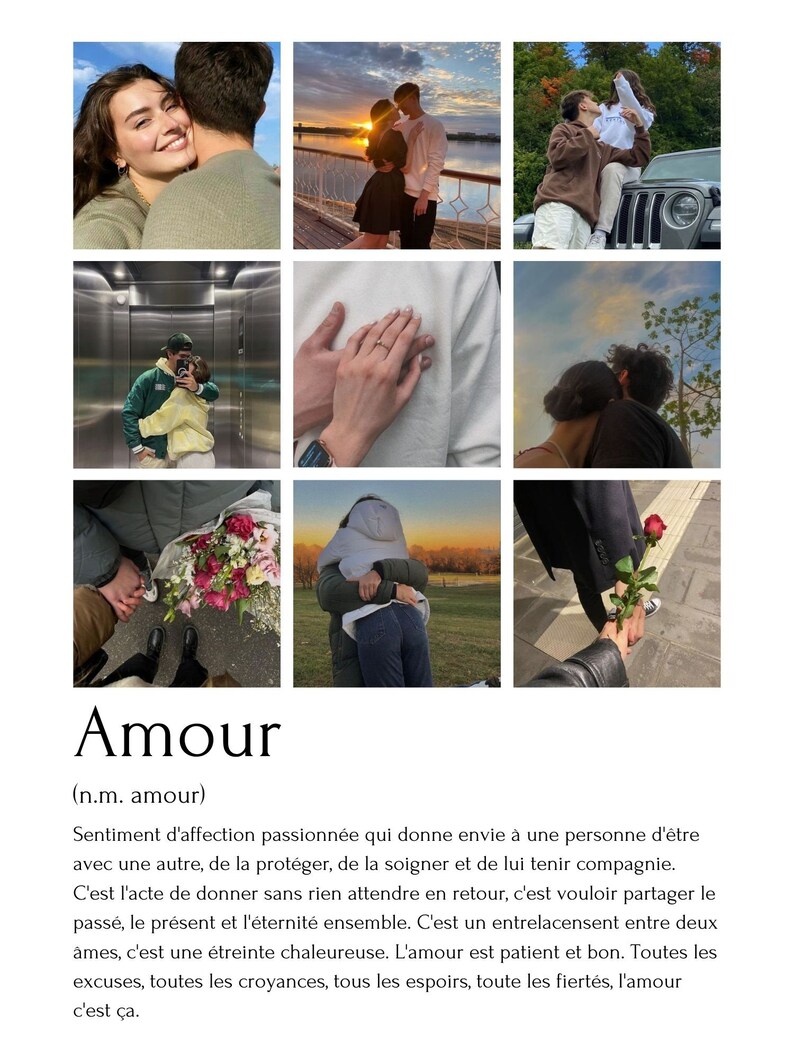 Personalized Love Poster for Your Spouse, Lover, Fiancee 3040 Poster ...