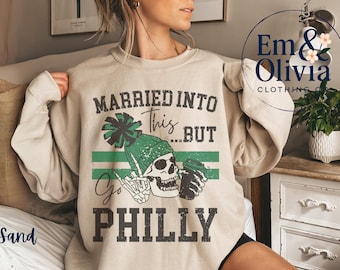 Philadelphia Football Sweatshirt: Sundays are for The Birds, Unisex Fleece Crewneck