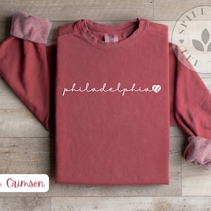 Philly Baseball Sweatshirt Womens Baseball Tshirt Philadelphia Baseball Sweatshirt Philly Baseball Gift Womens Baseball Tshirt Philly Tshirt