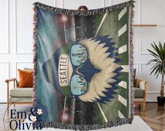 Mikrofaser-Fußballdecke / Seahawk-Fußballdecke