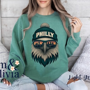 Philadelphia Football Sweatshirt, Philadelphia Football shirt, Eagle mascot sweatshirt, Philly fan gift, sundays are for the birds