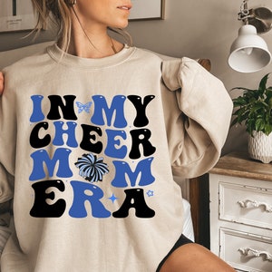 Cheer Mom Era Sweatshirt: Custom Team Cheerleading Shirt