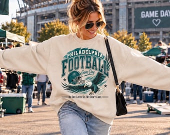Philadelphia Eagle Sweatshirt, Sundays are for the Birds Crewneck, Philly Football