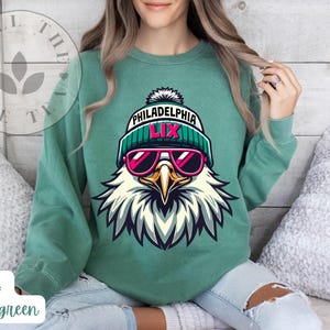 Philadelphia Football Sweatshirt, Philadelphia Football shirt, Eagle mascot sweatshirt, Philly fan gift, sundays are for the birds