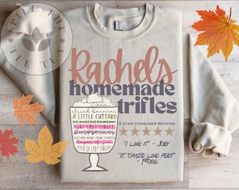 Friends Thanksgiving-Sweatshirt: Rachel Green TV-Show Fleece Rundhalsausschnitt