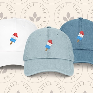 Embroidered USA Flag Baseball Cap: 4th of July Dad Hat