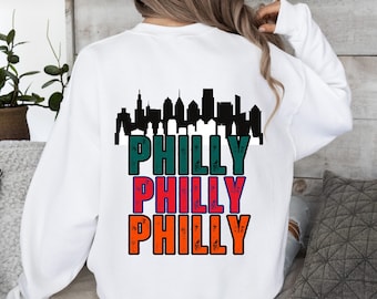 Bluza Philly Sports Skyline: unisexowy prezent dla kibica Filadelfii