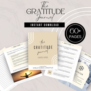 Diario de gratitud / Diario de gratitud imprimible / Diario imprimible / Diario de gratitud digital / Gratitud diaria / Cuaderno de gratitud