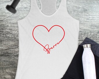 Barre Fitness Liebe Racer Back Tank
