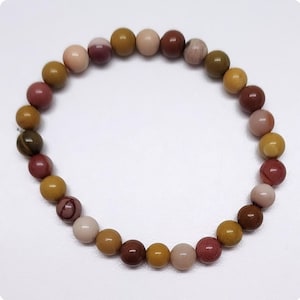 Mookaiet jaspis armband | 7 mm