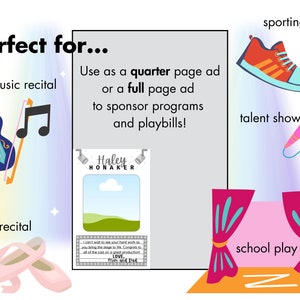 Editable Design for Program or Playbill Editable Canva Template - Etsy