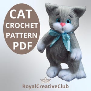 Crochet Cat Pattern: Realistic Calico Kitten Amigurumi (PDF Pattern)