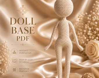 Amigurumi Doll Base Crochet Pattern (PDF)