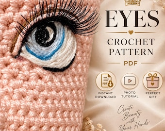 Crochet Eyes Pattern | Amigurumi Dolls, Toys, and Clothing (PDF Pattern)
