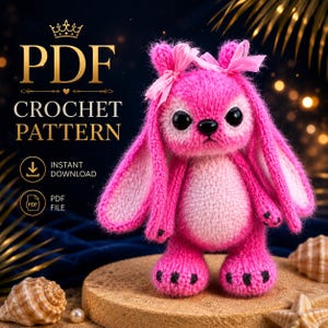 Patrón de Ganchillo Ángel de Peluche / Alien Azul Amigurumi (PDF) imagen 1