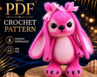 Plush Angel Crochet Pattern | Blue Alien Amigurumi (PDF)