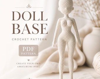 Amigurumi Doll Base Crochet Pattern: English PDF Tutorial