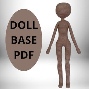 Amigurumi Doll Base Crochet Pattern (PDF)