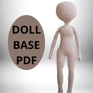Amigurumi Doll Base Crochet Pattern (PDF)