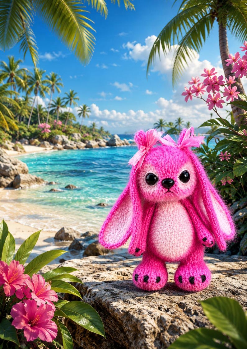 Patrón de Ganchillo Ángel de Peluche / Alien Azul Amigurumi (PDF) imagen 2