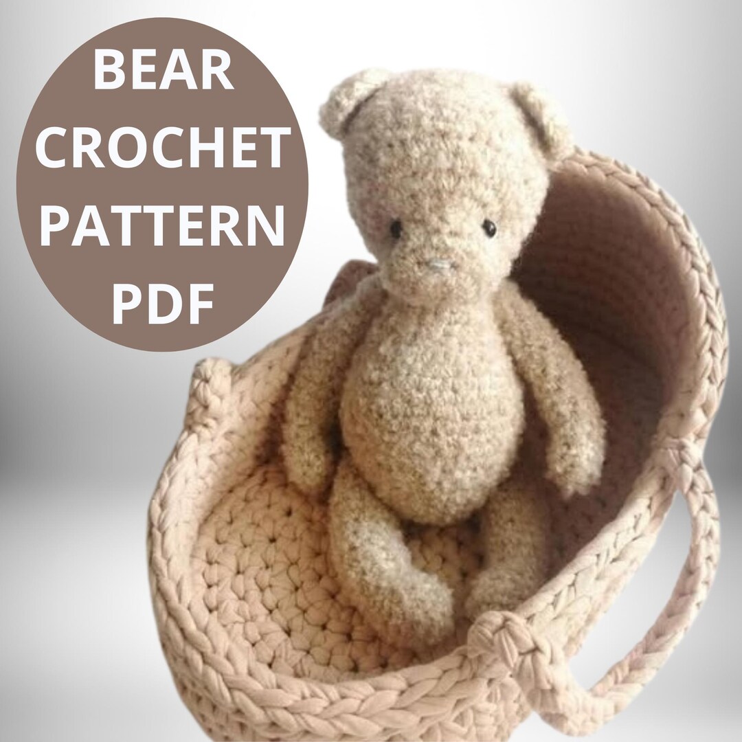 Amigurumi Teddy Bear Crochet Pattern: Easy Plush Toy (PDF Pattern ...