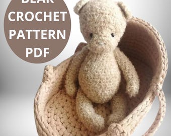 Amigurumi Teddy Bear Crochet Pattern: Easy Plush Toy (PDF Pattern)