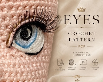 Crochet Eyes Pattern | Amigurumi Dolls, Toys, and Clothing (PDF Pattern)