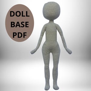 Amigurumi Doll Base Crochet Pattern (PDF)