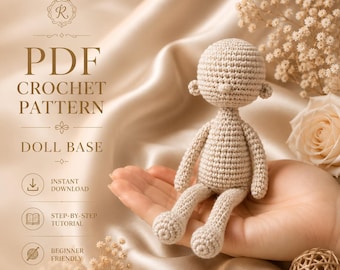 Amigurumi Doll Base Crochet Pattern (PDF)
