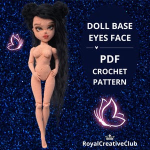 Haakpatroon amigurumi-poppenbasis: Engelse pdf-zelfstudie