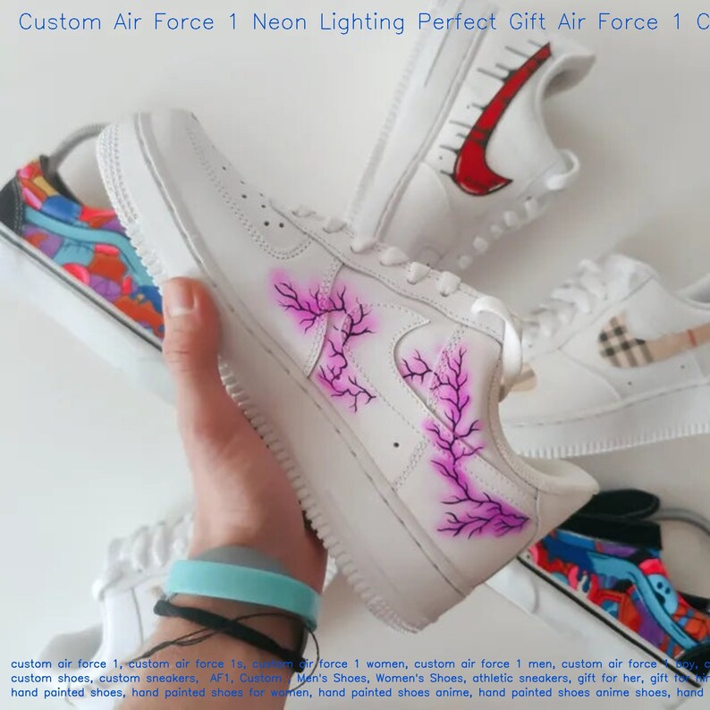 custom air force 1 neon