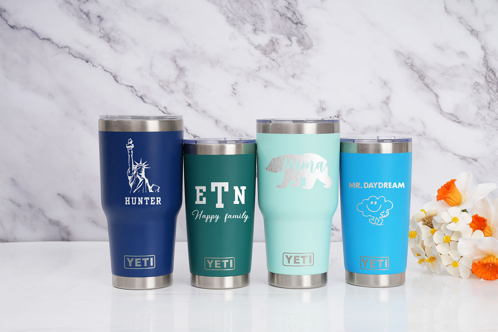 Custom Engraved Yeti Tumbler 30oz Any Team, School, Logo! – Lit Engraving  Designs