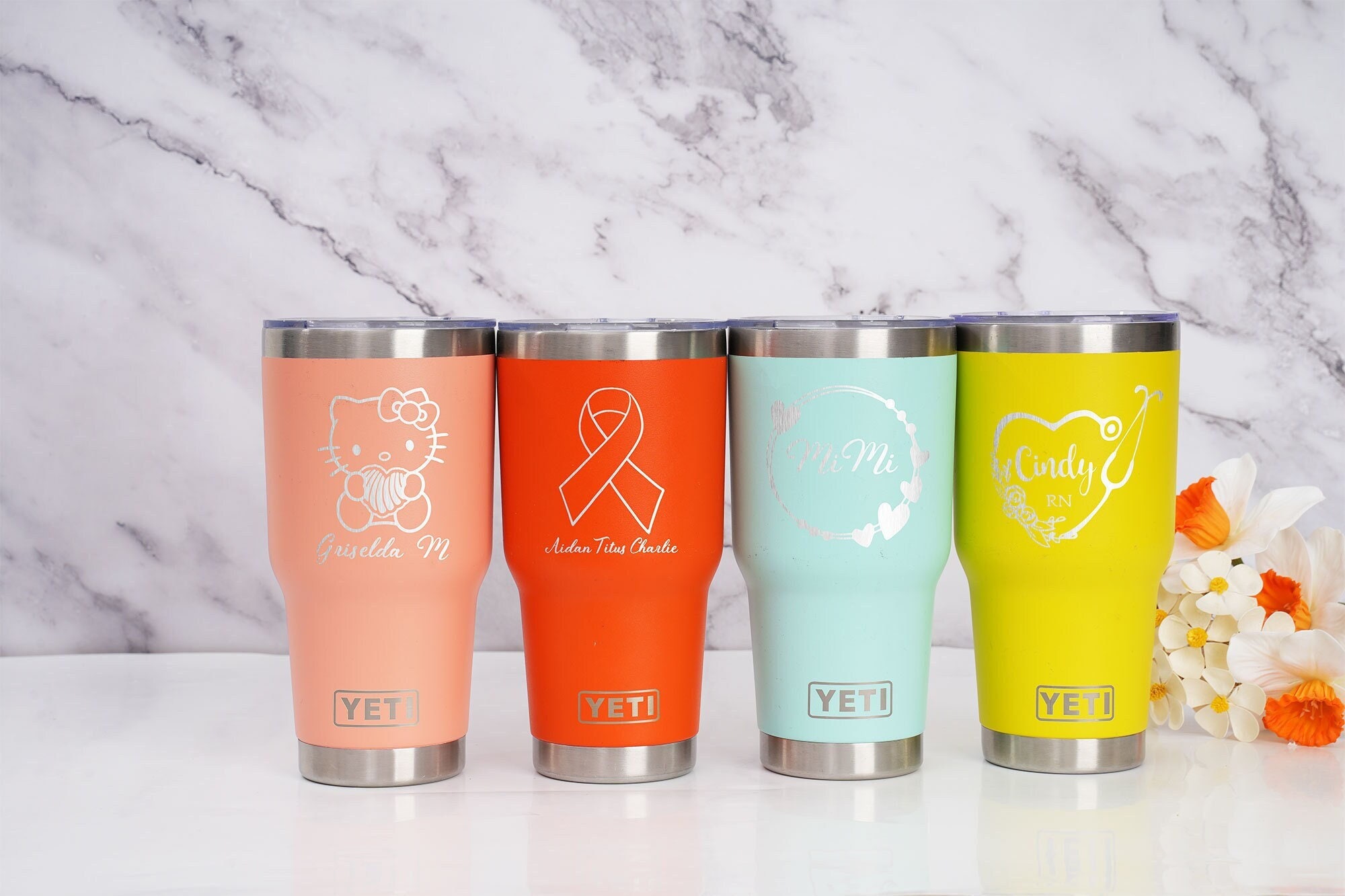 30oz Light Blue Yeti Etsy Canada