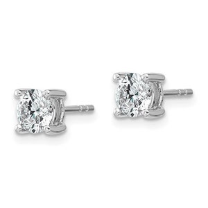 2 Ct  Diamond Earrings Lab Grown with Certified, 14K Gold Earrings, Diamond Studs, Perfect Birthday, Anniversary & Bridal Jewelry