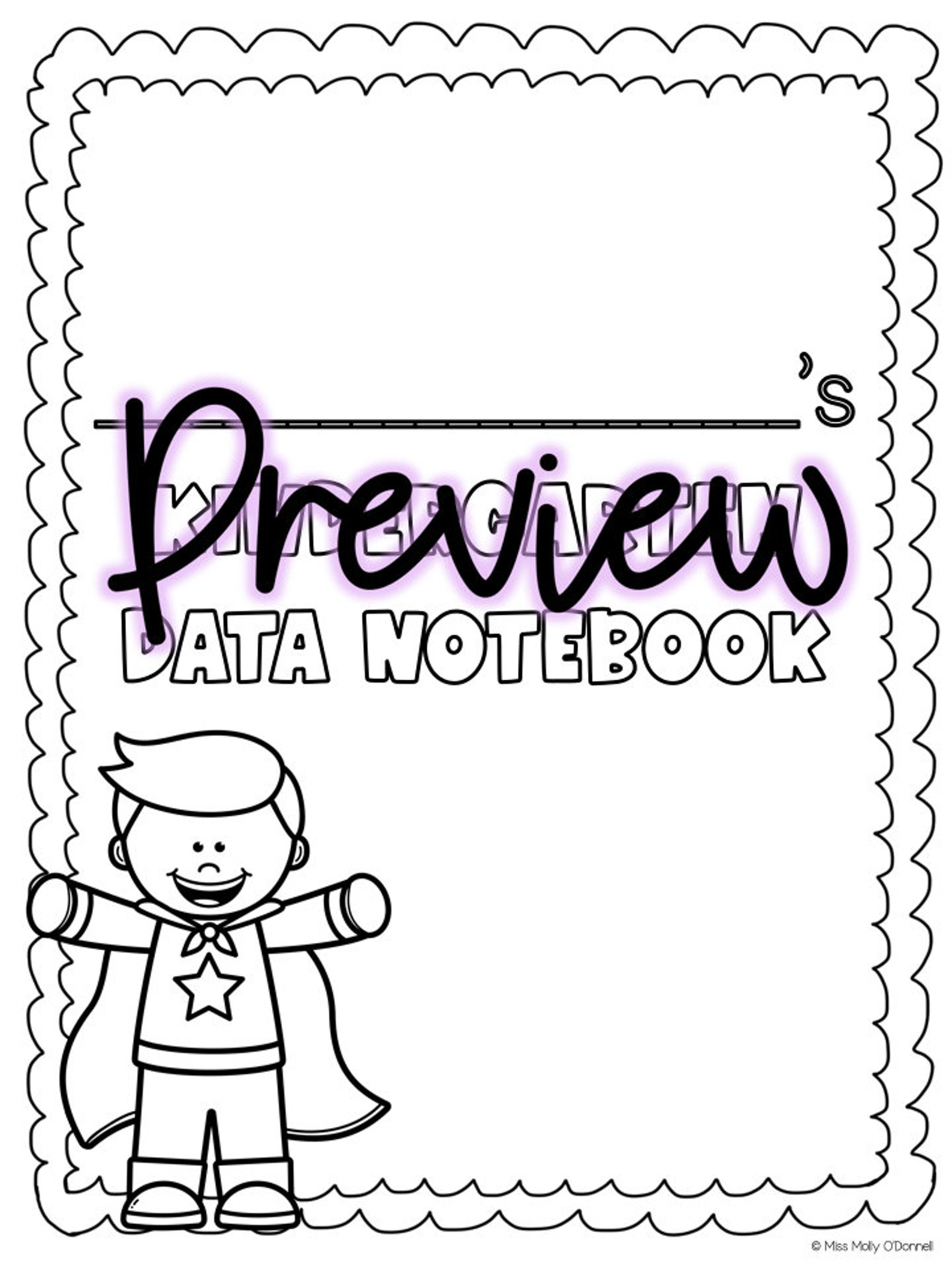 Kindergarten Student Goal Tracker Sheets, Kindergarten Homeschool ...
