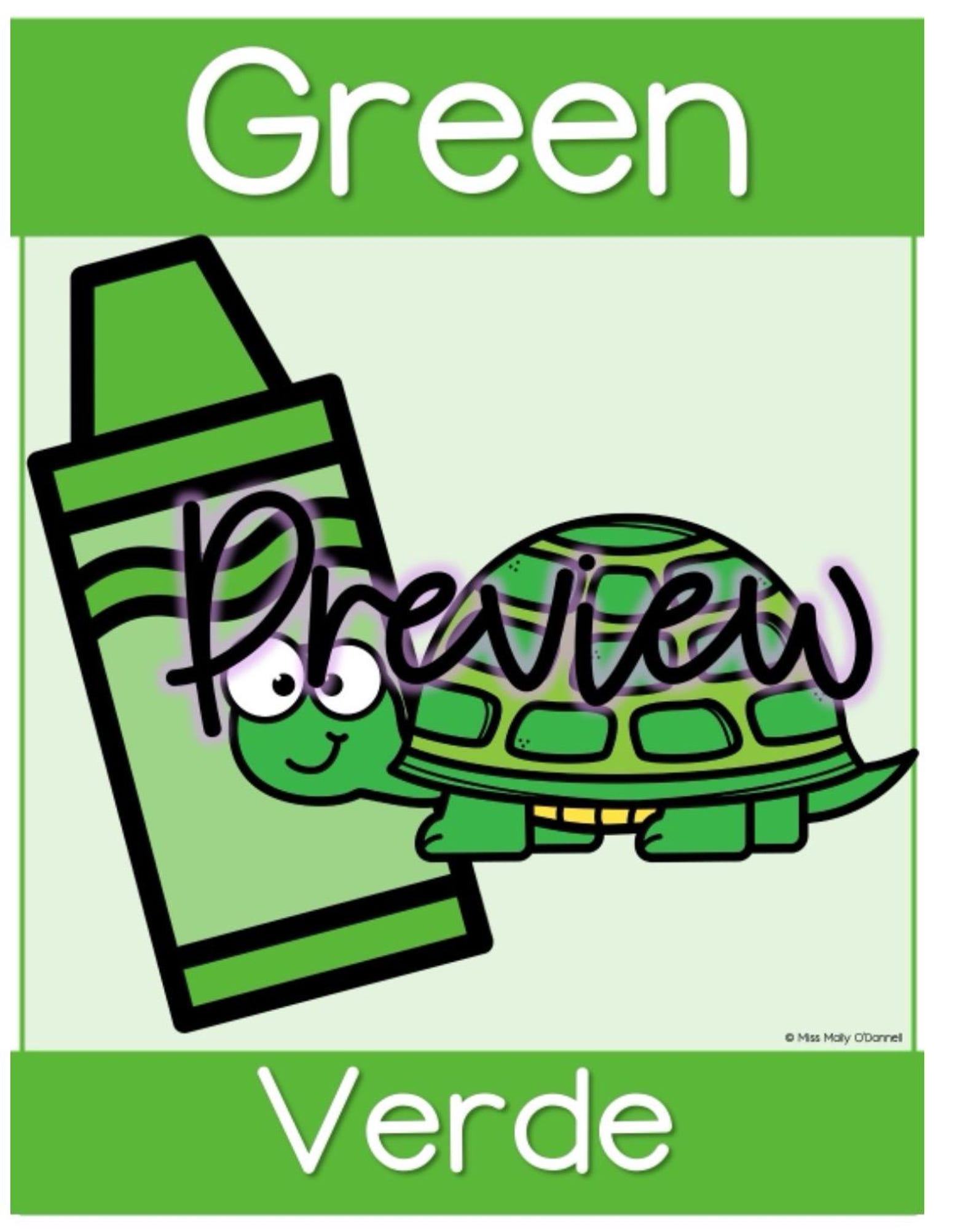 Crayon Color Posters for Homeschool Moms, Colors in Spanish, Classroom ...