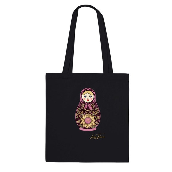 Classic Tote Bag, Matrjoschka, Steckpuppe, Talisman