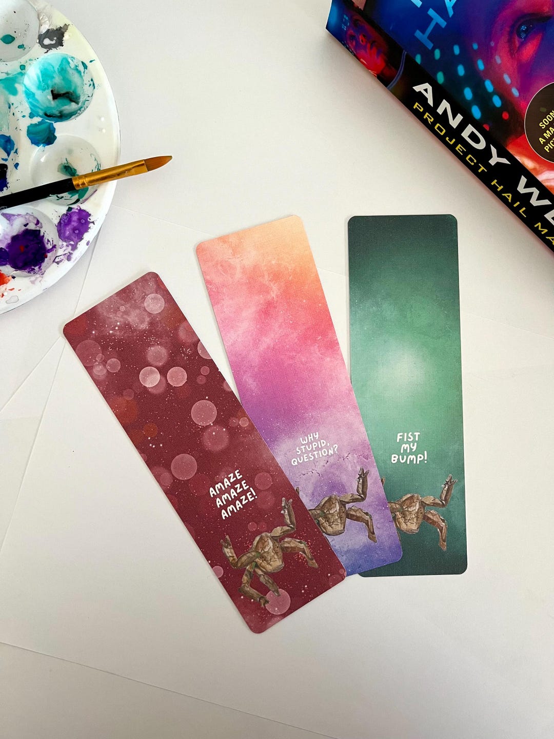 Alien Rock Inspired Bookmarks | Book Gift - Etsy