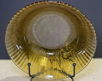 Arcoroc Amber Glass Bowl