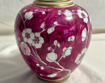 Vintage Hand-Painted Vase - Made in Portugal
